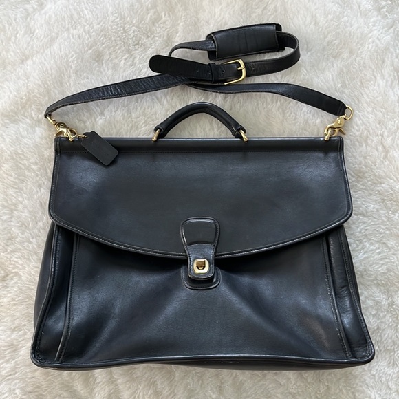 Coach Handbags - Coach 5266 Beekman Leather Briefcase Messenger Bag Attache Case